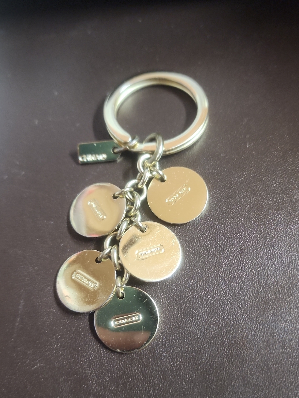 Coach Crystal Letters Keychain With Micro Made In Tag - Picture 4 of 7